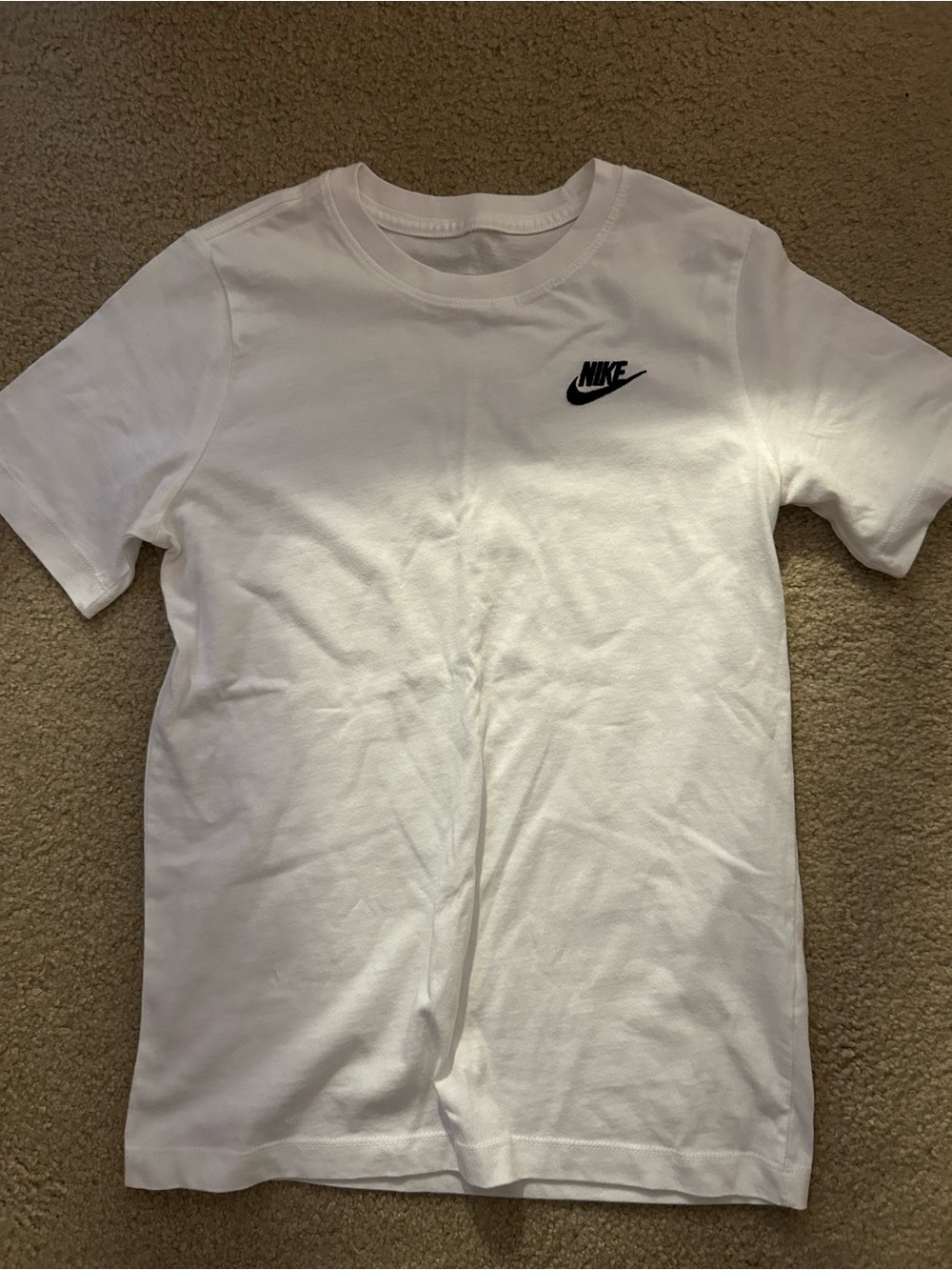 NWOT | Nike White T-Shirt with Black Logo